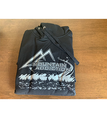 Black with Grey Logo'd Sweatshirt